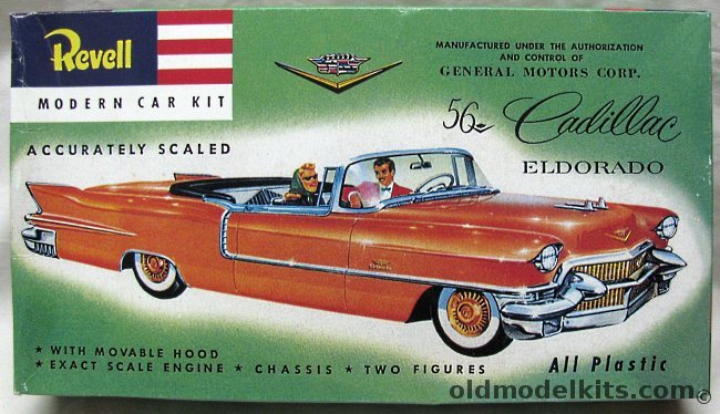 Revell 1/32 1956 Cadillac Eldorado Convertible, 0200 plastic model kit